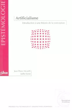 Couverture du produit · Artificialisme : Introduction à la théorie de la conception