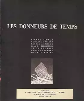 Couverture du produit · Les donneurs de temps