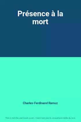 Couverture du produit · Présence à la mort