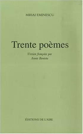 Couverture du produit · Trente poèmes