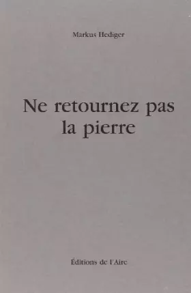 Couverture du produit · Ne retournez pas la pierre: Romésie