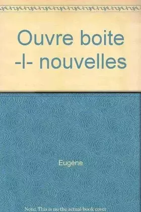 Couverture du produit · L'ouvre-boîte