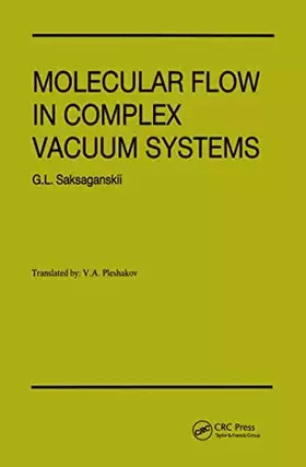 Couverture du produit · Molecular Flow in Complex Vacuum Systems