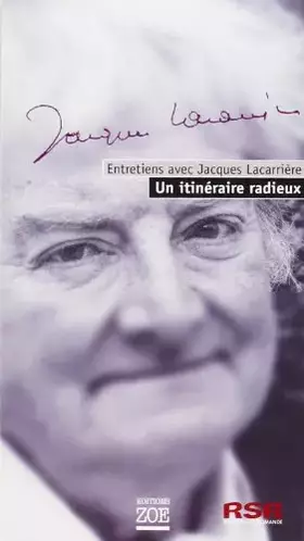 Couverture du produit · Entretiens: UN ITINÉRAIRE