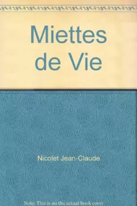 Couverture du produit · Miettes de vie