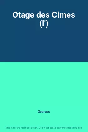 Couverture du produit · Otage des Cimes (l')