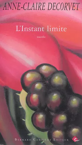 Couverture du produit · L'instant limite