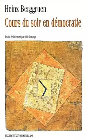 Couverture du produit · Cours du soir en démocratie