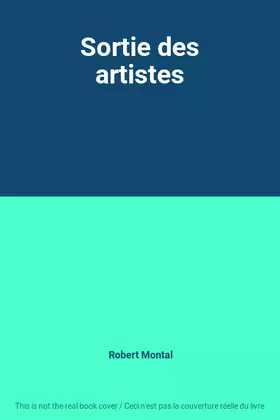 Couverture du produit · Sortie des artistes