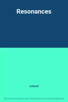 Couverture du produit · Resonances