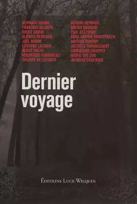 Couverture du produit · Dernier voyage