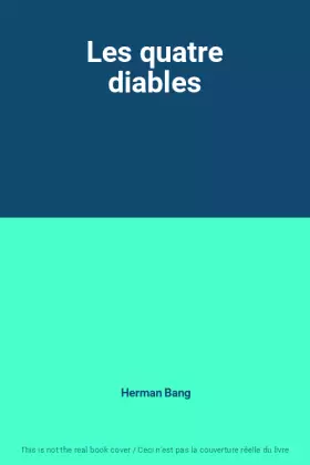 Couverture du produit · Les quatre diables