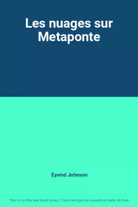 Couverture du produit · Les nuages sur Metaponte