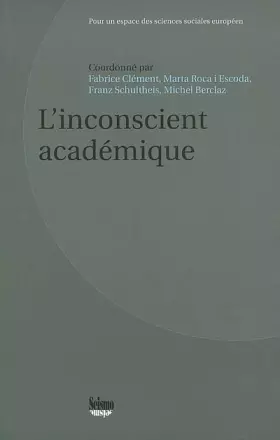 Couverture du produit · L'inconscient académique