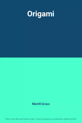 Couverture du produit · Origami