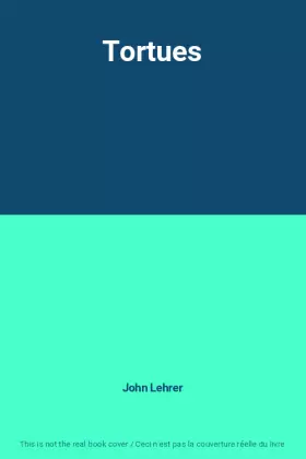 Couverture du produit · Tortues