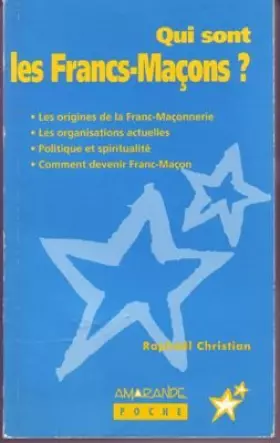 Couverture du produit · Qui sont les francs-maçons?