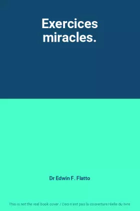 Couverture du produit · Exercices miracles.