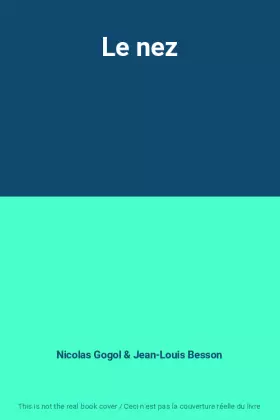 Couverture du produit · Le nez