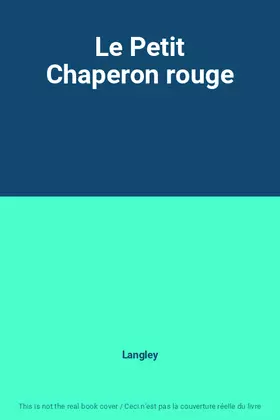 Couverture du produit · Le Petit Chaperon rouge