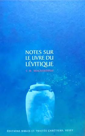 Couverture du produit · notes sur le livre du lévitique