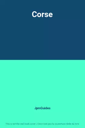 Couverture du produit · Corse
