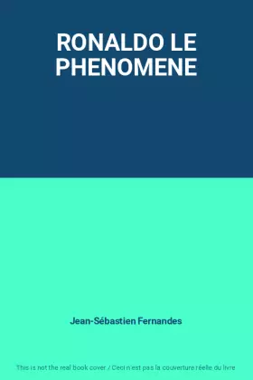 Couverture du produit · RONALDO LE PHENOMENE