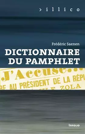 Couverture du produit · Dictionnaire du pamphlet