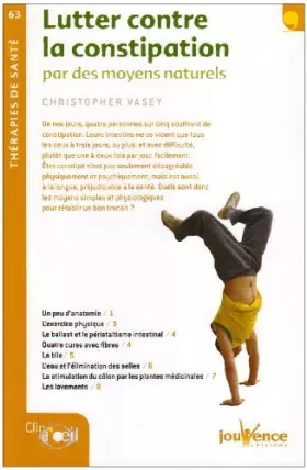 Couverture du produit · n°63 Lutter contre la constipation