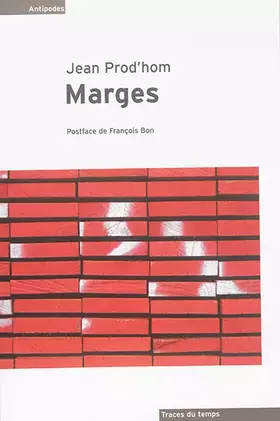 Couverture du produit · Marges