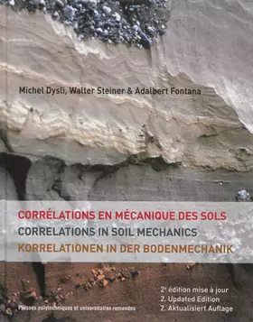 Couverture du produit · Corrélations en mécanique des sols