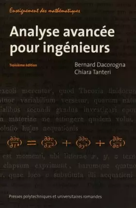 Couverture du produit · Analyse avancée pour ingénieurs