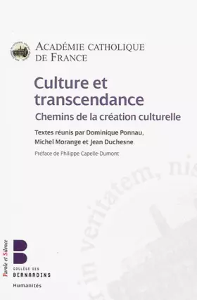 Couverture du produit · culture et transcendance