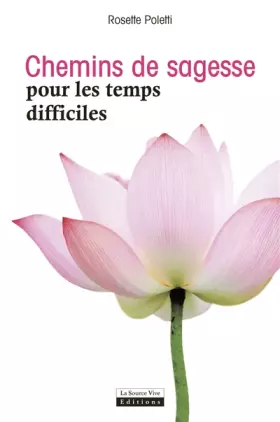 Couverture du produit · Chemins de sagesse pour les temps difficiles
