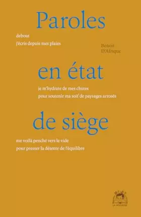 Couverture du produit · Paroles en état de siège
