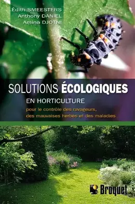 Couverture du produit · Solutions écologiques en Horticulture Pour le Cont