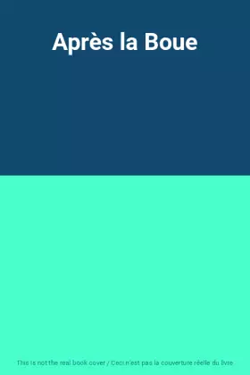 Couverture du produit · Après la Boue