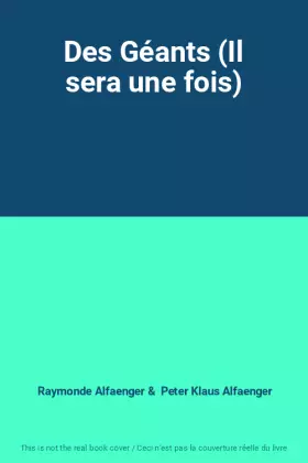 Couverture du produit · Des Géants (Il sera une fois)