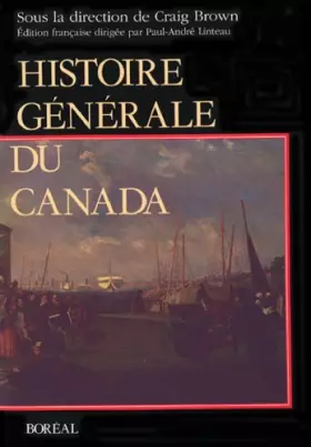 Couverture du produit · Histoire du canada  bor