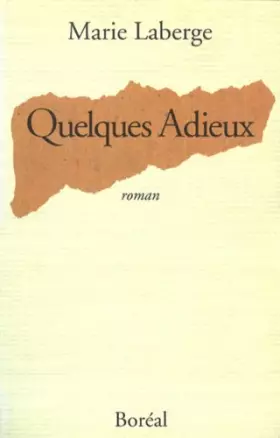 Couverture du produit · QUELQUES ADIEUX