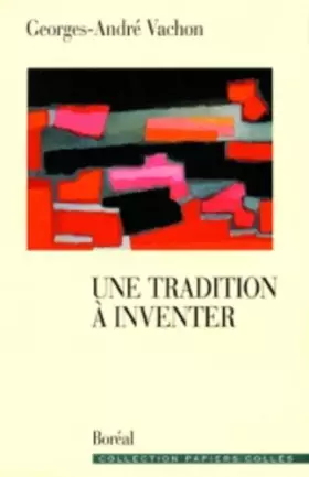 Couverture du produit · Une Tradition à inventer