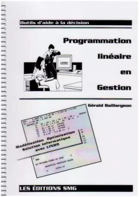 Couverture du produit · PROGRAMMATION LINEAIRE EN GESTION