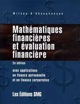 Couverture du produit · Mathématiques financières et évaluation financière