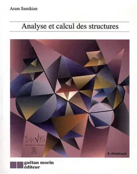 Couverture du produit · Analyse et calcul des structures