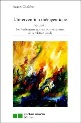 Couverture du produit · Intervention thérapeutique, volume1