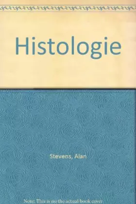 Couverture du produit · Histologie