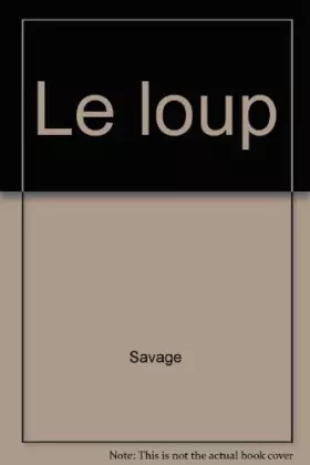 Couverture du produit · Le loup