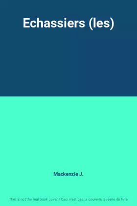 Couverture du produit · Echassiers (les)