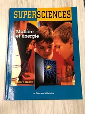 Couverture du produit · Matiere et energie