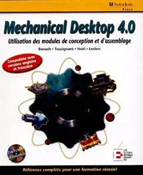 Couverture du produit · Mechanical desktop 4.0